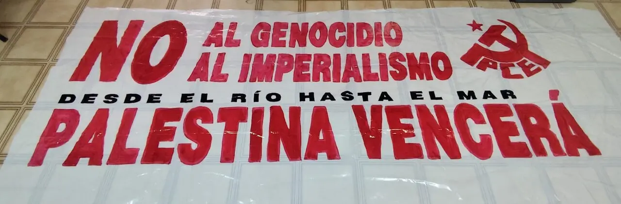 El Partido Comunista de Ciudad Real hace un llamamiento a la solidaridad con el pueblo palestino