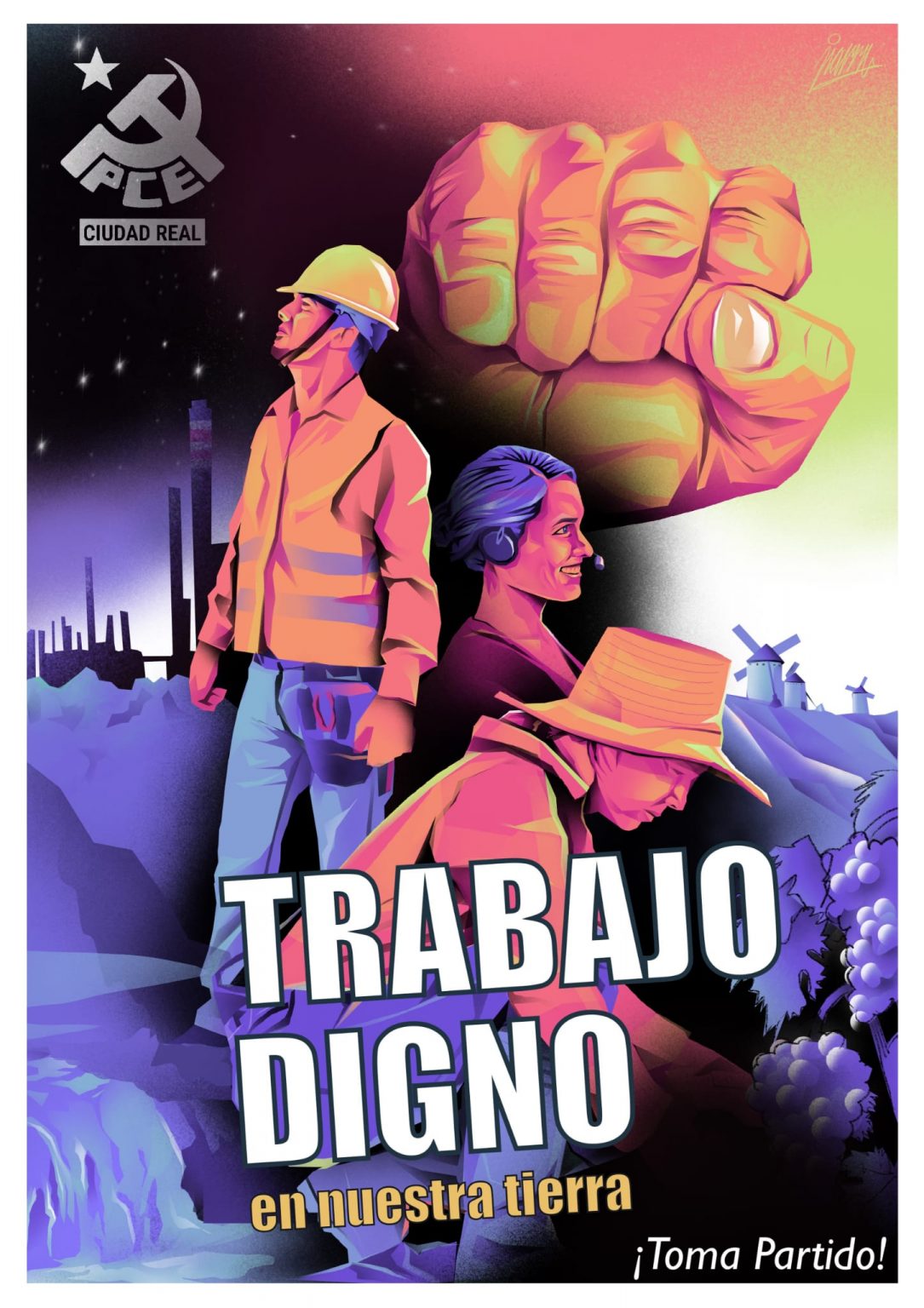 El Partido Comunista en Ciudad Real felicita a los obreros y obreras del metal y también a los sindicatos convocantes por conquistar un convenio sectorial digno