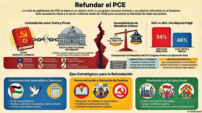 Preparar el XXII Congreso del PCE desde ya