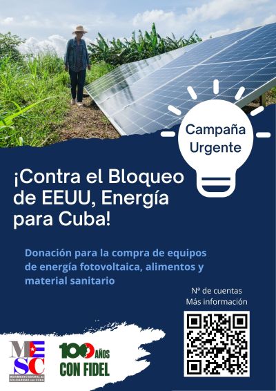 El Partido Comunista y la Juventud Comunista en Ciudad Real apoyan la campaña de solidaridad con Cuba