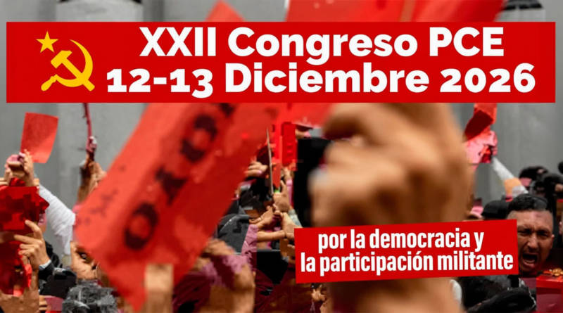 ¿Hacia un XXII Congreso de escaparate en el PCE?