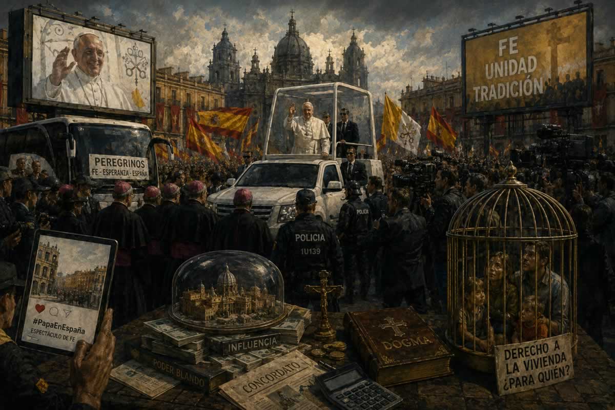 Cuando el papa pisa España: espectáculo, poder y superstición